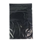 2XL Plain Black Plastic Courier Pouch with Pocket 100s